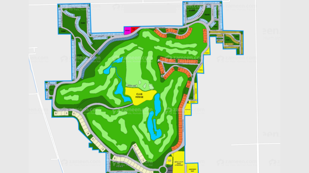 DHA Rumanza Multan Map